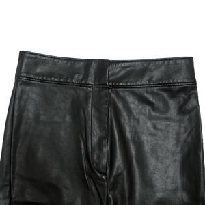 Babaton faux leather high waisted leggings
